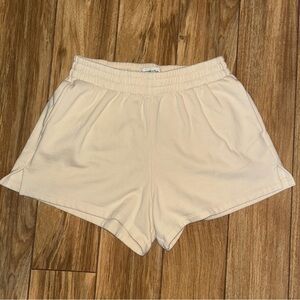 Abercrombie and Fitch Cream Terry Short